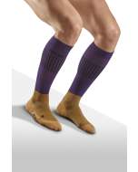 CEP ultralight socks skiing tall für Männer in purple/brown