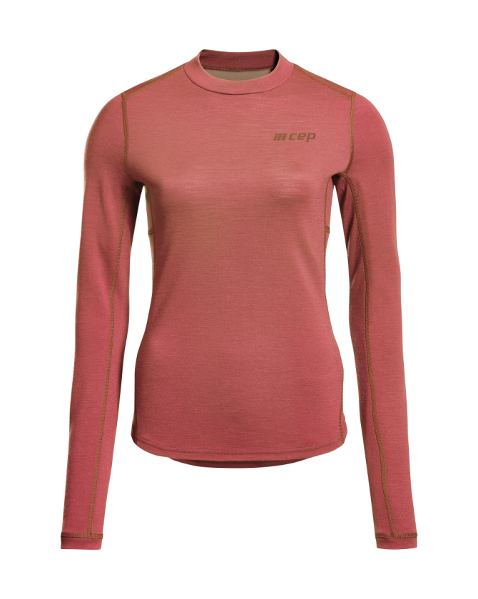 CEP Cold Weather Merino Shirt in rose für Frauen