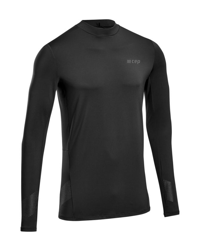 CEP cold weather shirt long sleeve für Männer in black