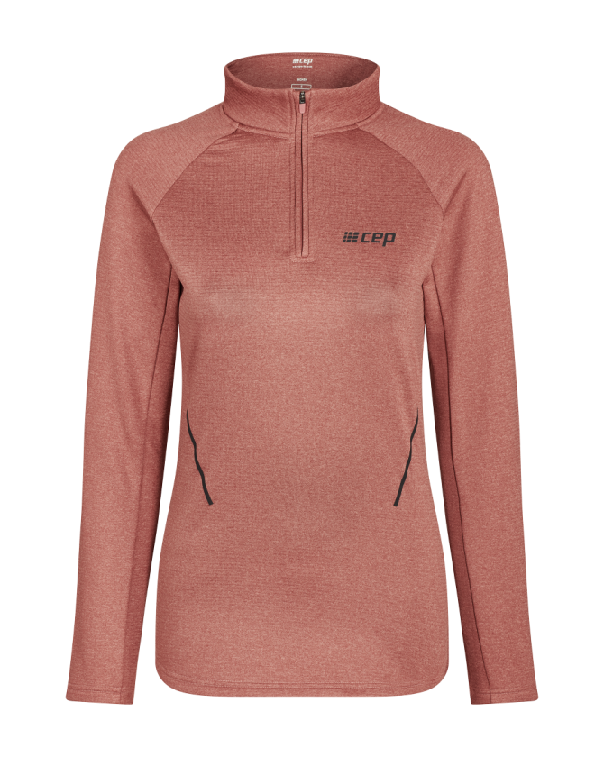 CEP Cold Weather Zip Shirt in rose für Frauen