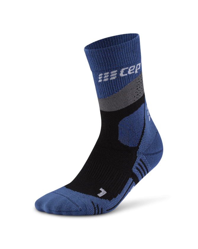 CEP max cushion socks hiking mid cut grey/blue für Frauen