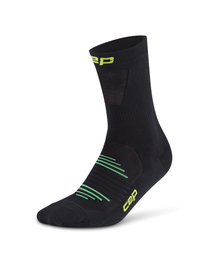 CEP pro run ultralight socks mid cut in schwarz für Männer