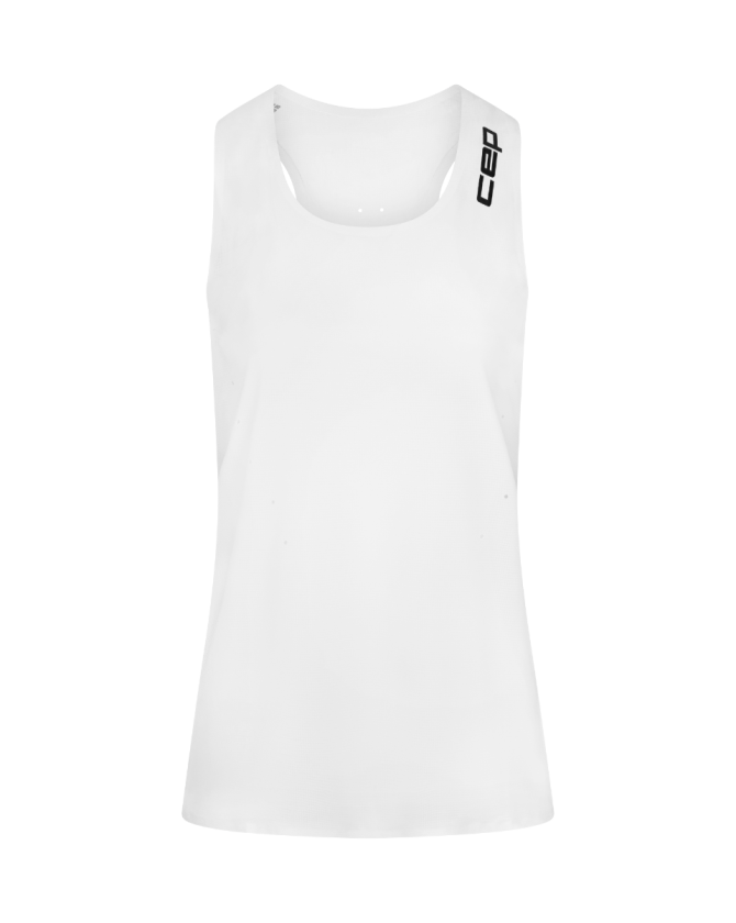 CEP pro run ultralight tank top in weiß für Frauen