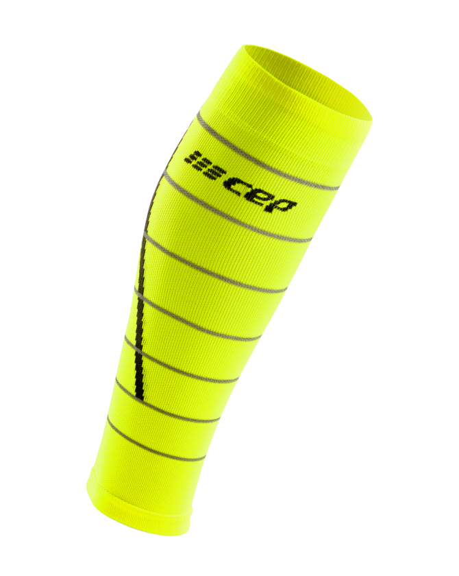 CEP Reflective Calf Sleeves in neon yellow für Frauen