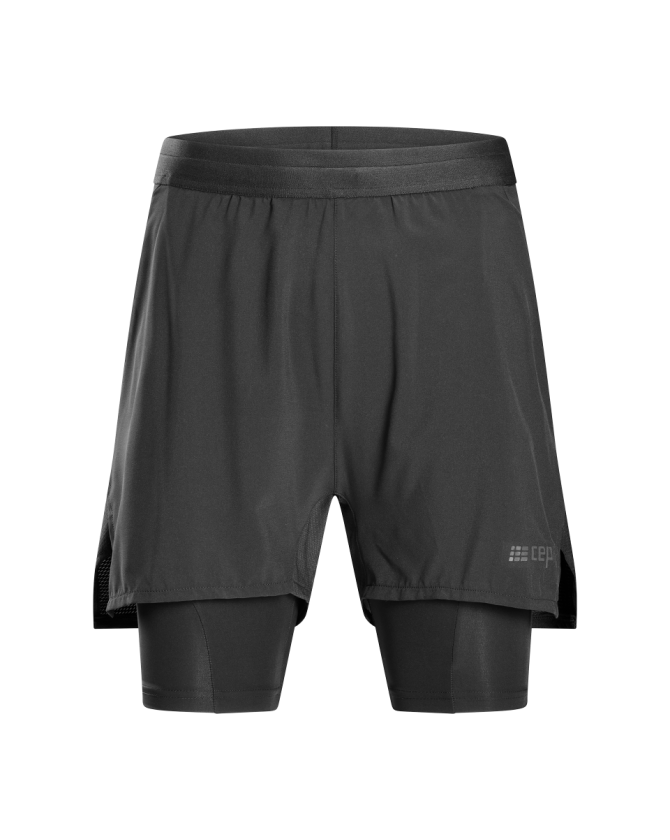 CEP The Run Shorts 2in1 in schwarz für Frauen