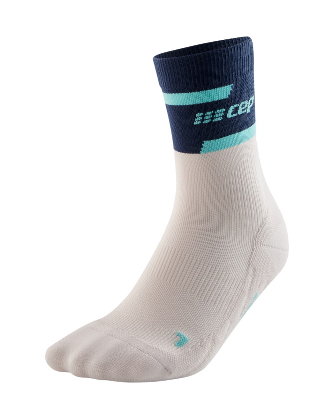 CEP The Run Mid Cut Socks in blue/off white für Männer