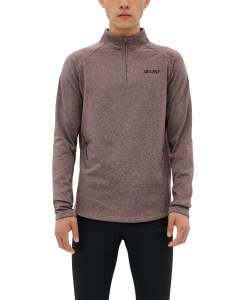 CEP Cold Weather Zip Shirt in aubergine für Männer