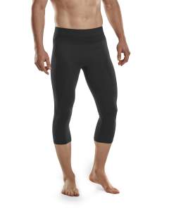 CEP merino base layer tights skiing 3/4 für Männer in black