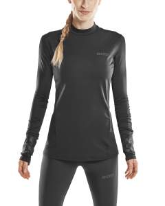 CEP cold weather shirt long sleeve für Frauen in black