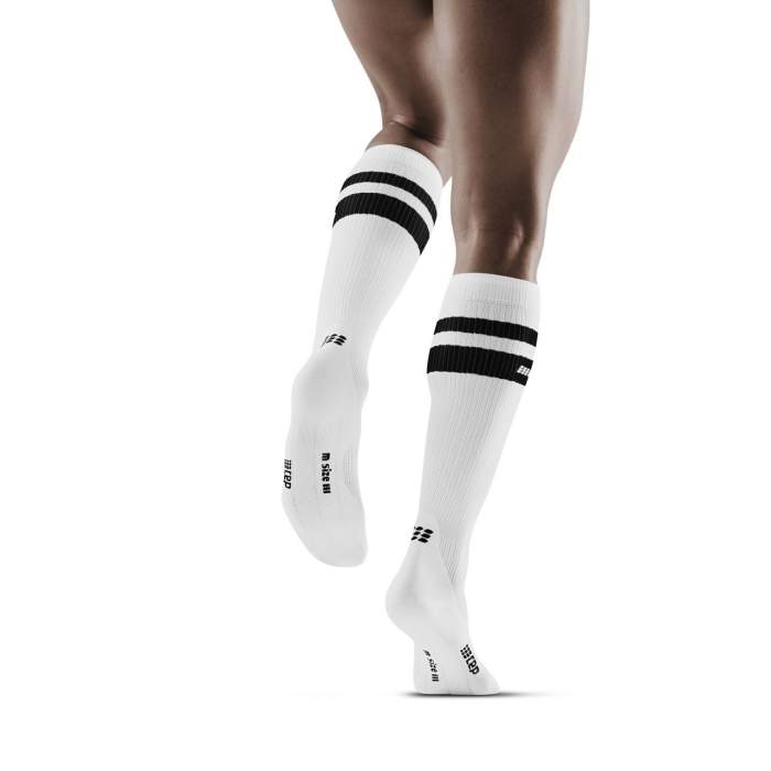 Sports socks for men with an 80s inspired design