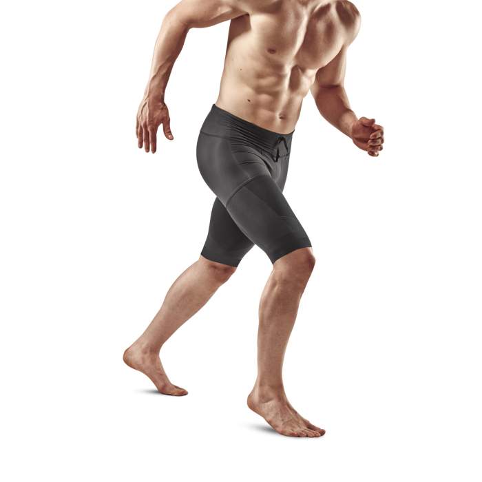 Men's Long Compression Shorts, Ease Pain