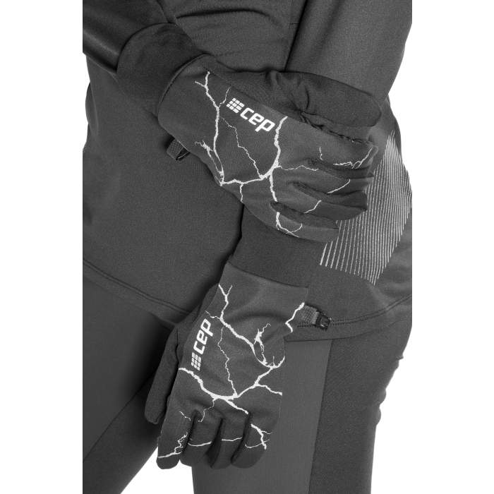 Cep reflective gloves, black